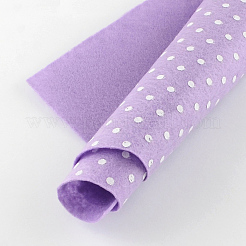 Polka Dot Pattern Printed Non Woven Fabric Embroidery Needle Felt for DIY Crafts&nbsp;DIY-R059-M