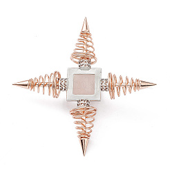 Rose Gold Brass Spritual Energy Generator&nbsp;DJEW-P003-01RG-01