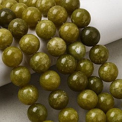 天然中国翡翠/南部翡翠ビーズ連売り  ラウンド  12mm  穴：1.8mm  約32個/連  15.4インチ&nbsp;X-G-F363-12mm