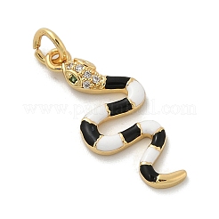 Brass Micro Pave Cubic Zirconia Pendants&nbsp;KK-H494-01G-03