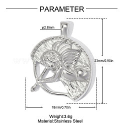 304 Stainless Steel Pendants&nbsp;SA-OY001-70P