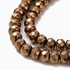 Rondelle Non-magnetic Synthetic Hematite Beads Strands&nbsp;G-D617-20A