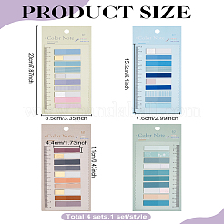 4Pcs 4 Colors PET Index Sticker&nbsp;AJEW-LP0006-59