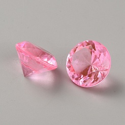 Acrylic Rhinestone Pointed Back Cabochons&nbsp;GACR-WH20001-02B