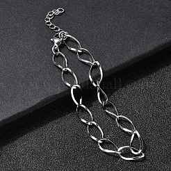 304 Stainless Steel Link Chain Bracelets for Women&nbsp;BJEW-A051-02P