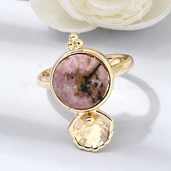 Brass Cuff Rings for Women&nbsp;GG-CBA7610-10G-06