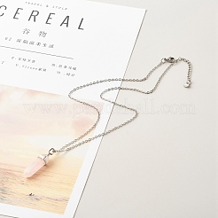 Bullet and Butterfly Pendant Necklaces Set for Women Gift&nbsp;NJEW-JN03652