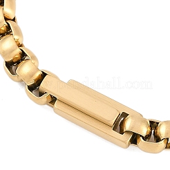 304 Stainless Steel Box Chains Bracelets&nbsp;BJEW-S156-02G