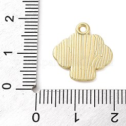 合金エナメルチャーム  ゴールドカラー  ブロッコリーのチャーム  17x15.5x1.5mm  穴：1.5mm&nbsp;AL-CBA95F4-02G-05