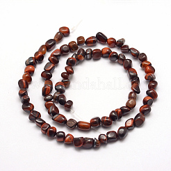 Natural Red Tiger Eye Beads Strands&nbsp;G-F465-13
