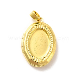 Rack Plating Brass Locket Pendants&nbsp;KK-I688-06G