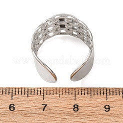 304 Stainless Steel Cable Chain Cuff Ring Components&nbsp;SA-CBA94B1-01P-01