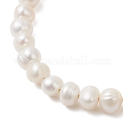Natural Cultured Freshwater Pearl Beaded Bracelets for Women&nbsp;BJEW-JB13319-01