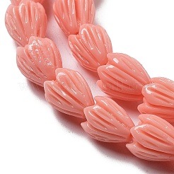 Synthetic Coral Beads Strands&nbsp;G-Q1007-01C-02