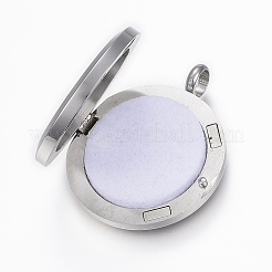 316 Surgical Stainless Steel Diffuser Locket Pendants&nbsp;STAS-H404-12