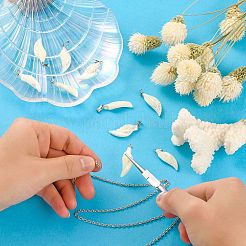 Natural Trochid Shell/Trochus Shell Pendants&nbsp;LS-BSHE-CJC0002-13