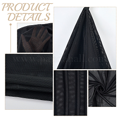 Polyester Elastic Eyelet Fabric&nbsp;AJEW-WH20006-273G