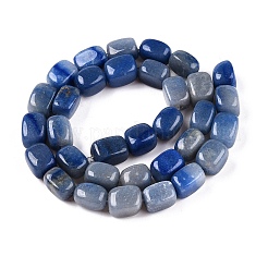 Dyed & Heated Natural Blue Aventurine Beads Strands&nbsp;G-T138-102