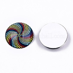 Glass Cabochons&nbsp;X-GGLA-S036-12