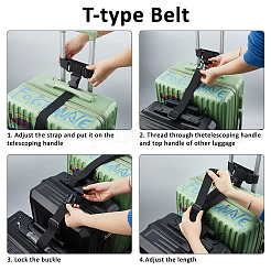 2Pcs Nylon Luggage Straps&nbsp;AJEW-WH0752-695B