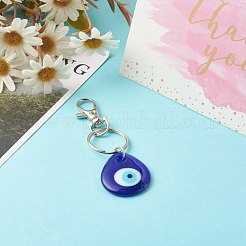 Handmade Lampwork Evil Eye Keychain&nbsp;KEYC-JKC00261