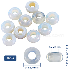 16Pcs Opalite European Beads&nbsp;G-SC0003-03A