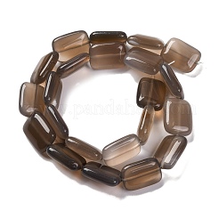 Natural Gray Agate Beads Strands&nbsp;G-T047-B24-01