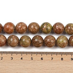 Natural Unakite Beads Strands&nbsp;G-F792-C06-02