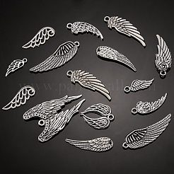 100Pcs 10 Style Tibetan Style Zinc Alloy Pendants&nbsp;TIBEP-SZ0001-06