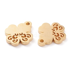 PVD Vacuum Plating 304 Stainless Steel Charms&nbsp;STAS-Y002-13G