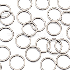 304ステンレススチールリンクリング  リング  ステンレス鋼色  20x2mm&nbsp;STAS-TA0004-52