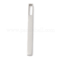 304 Stainless Steel Cubic Zirconia Pendants&nbsp;STAS-Q244-12P