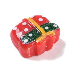 不透明なクリスマステーマの樹脂カボション  11x12x6.5mm&nbsp;LS-RESI-H162-06D