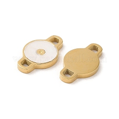 304 Stainless Steel with Shell Connector Charms&nbsp;STAS-K263-20G