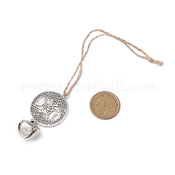 Iron Bell Pendant Decorations&nbsp;HJEW-JM02504-03