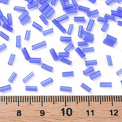 Transparent Glass Bugle Beads&nbsp;SEED-N005-001-C03
