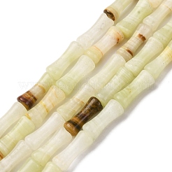 Natural Green Banded Calcite(Afghan Jade) Beads Strands&nbsp;G-L624-G11-12x5mm