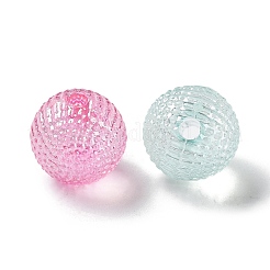 透明なアクリルビーズ  ラウンド  ミックスカラー  10mm  穴：2mm  約95個/50g&nbsp;X1-OACR-Z013-39