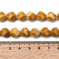 天然石モッカイトビーズ連売り  スターカットラウンドビーズ  多面カット  9~10x9~10x9~10mm  穴：1~1.4mm  約38~40個/連  14.88''（15.08''センチメートル）&nbsp;G-Z119-A07-03B