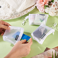 3Pcs Nylon Mesh Zipper Wallets&nbsp;HJEW-TAC0107