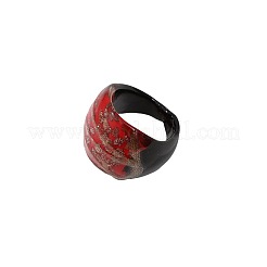女性用ガラス指輪  レッド  内径：18mm&nbsp;FS-WG2BA6A-04