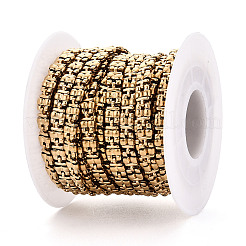 304 Stainless Steel Square Link Chains&nbsp;STAS-T066-69G