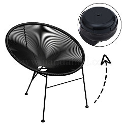 50Pcs 2 Colors Plastic Chair Leg Floor Protectors&nbsp;AJEW-ME0001-34