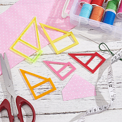 Acrylic Quilting Template for Pet Bandana&nbsp;DIY-WH0033-63A