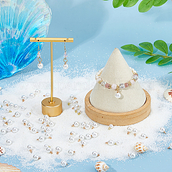 200Pcs 2 Styles ABS Plastic Imitation Pearl Pendants&nbsp;SACR-HS0001-02
