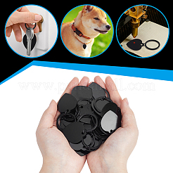 40Pcs Heart Aluminum Pendants&nbsp;KEYC-NB00037