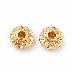 Rack Plating Alloy Beads&nbsp;PALLOY-D004-08LG
