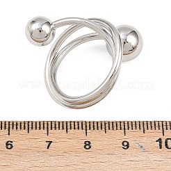 Brass Cuff Rings for Women&nbsp;RJEW-Z113-16P