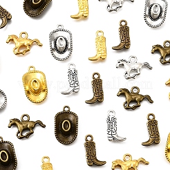 45Pcs 9 Style Tibetan Style Alloy Pendants&nbsp;FIND-FS0003-56