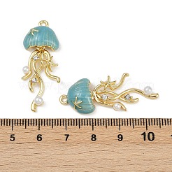 Brass Alloy Pendants&nbsp;KK-R226-10G-01